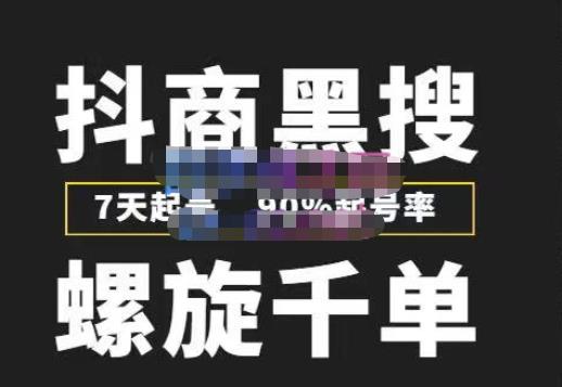 猎人连盟店商黑搜打法，螺旋式百单，7天初期起号，90%初期起号率，100%挣钱。 - 严选资源大全 - 严选资源大全