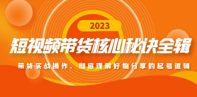 短视频销售关键小贴士全集:销售实战演练实际操作，充分了解好东西分享的逻辑性-严选资源大全