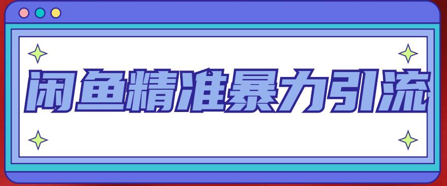 闲鱼平台精准暴力引流方法全系列课程，200客户资源技术(8个视频课程)每天被动精准引流方法 - 严选资源大全 - 严选资源大全