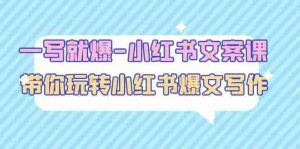 小红书文案课：让你玩小红书app热门文章写作（45节课） - 严选资源大全 - 严选资源大全