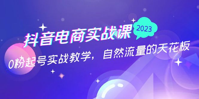 抖音直播带货实战演练课：0粉养号实战教学，自然搜索流量天花板(2月19日全新)-严选资源大全