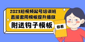 2023年最新短视频号培训机构：可直接套入模板，提高播放视频，附钩子模板-31课 - 严选资源大全 - 严选资源大全