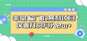 很不受欢迎的赚钱项目，只靠奖励网络主播月收入2w - 严选资源大全 - 严选资源大全