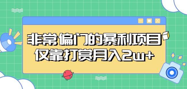 很不受欢迎的赚钱项目，只靠奖励网络主播月收入2w-严选资源大全