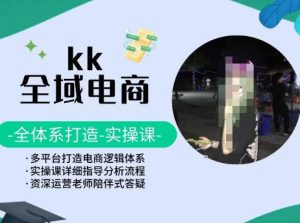 KK全域电商,全体系打造实操课,多平台打造电商逻辑体系 - 严选资源大全 - 严选资源大全