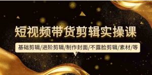 短视频带货剪辑实操课:基础剪辑/进阶剪辑/制作封面/不露脸剪辑/素材/等等 - 严选资源大全 - 严选资源大全