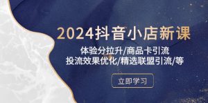 2024抖音小店新课,体验分拉升/商品卡引流/投流效果优化/精选联盟引流/等 - 严选资源大全 - 严选资源大全