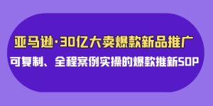 亚马逊30亿大卖爆款新品推广,可复制、全程案例实操的爆款推新SOP - 严选资源大全 - 严选资源大全