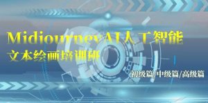 Midjourney-AI人工智能 文本绘画培训班:初级篇/中级篇/高级篇(17节) - 严选资源大全 - 严选资源大全