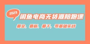 闲鱼电商无货源陪跑课,最全、最新、最干,零基础实战! - 严选资源大全 - 严选资源大全
