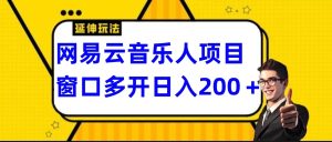 网易云挂机项目延伸玩法，电脑操作长期稳定，小白易上手 - 严选资源大全 - 严选资源大全