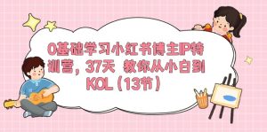 （10764期）0基础学习小红书博主IP特训营，37天 教你从小白到KOL（13节） - 严选资源大全 - 严选资源大全