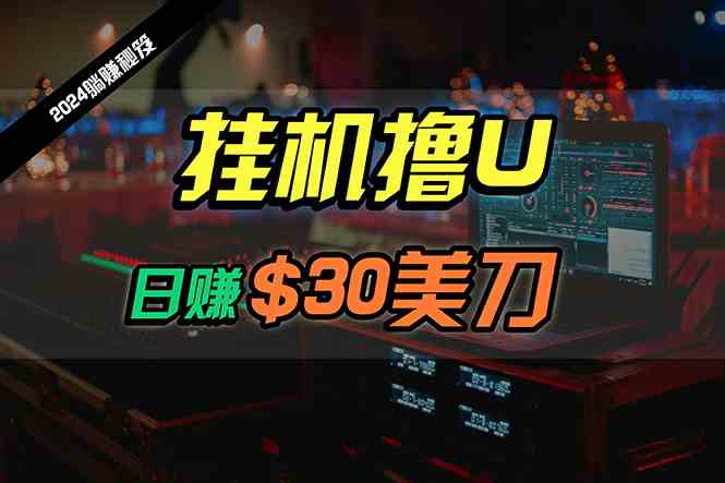 （10013期）日赚30美刀，2024最新海外挂机撸U内部项目，全程无人值守，可批量放大 - 严选资源大全 - 严选资源大全