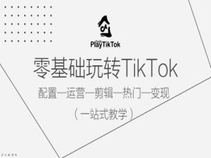 零基础玩转TikTok,配置一运营一剪辑一热门一变现,一站式教学 - 严选资源大全 - 严选资源大全