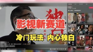 最新影视解说玩法，人物独白，30天涨粉24万+，全流程拆解【揭秘】 - 严选资源大全 - 严选资源大全