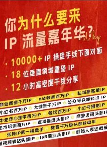 群响IP流量嘉年华,现场视频+IP江湖2024典藏版PPT - 严选资源大全 - 严选资源大全