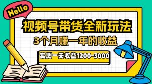 (13211期)24年下半年风口项目,视频号带货全新玩法,3个月赚一年收入,实测单日… - 严选资源大全 - 严选资源大全