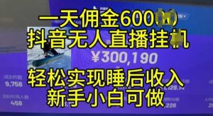 2024年11月抖音无人直播带货挂JI,小白的梦想之路,全天24小时收益不间断实现真正管道收益【揭秘】 - 严选资源大全 - 严选资源大全