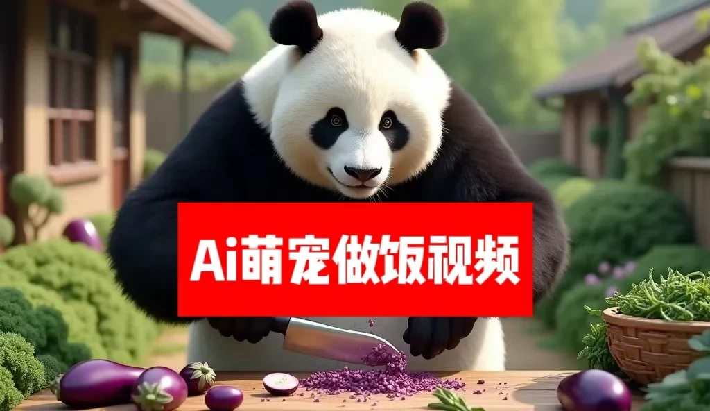 最新萌宠赛道，AI猫咪做饭视频，暴力变现日入500+，全流程拆解 - 严选资源大全 - 严选资源大全