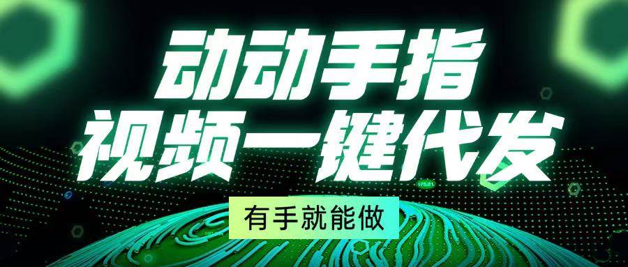 （13572期）动动手指，视频一键代发，有手就能做 - 严选资源大全 - 严选资源大全