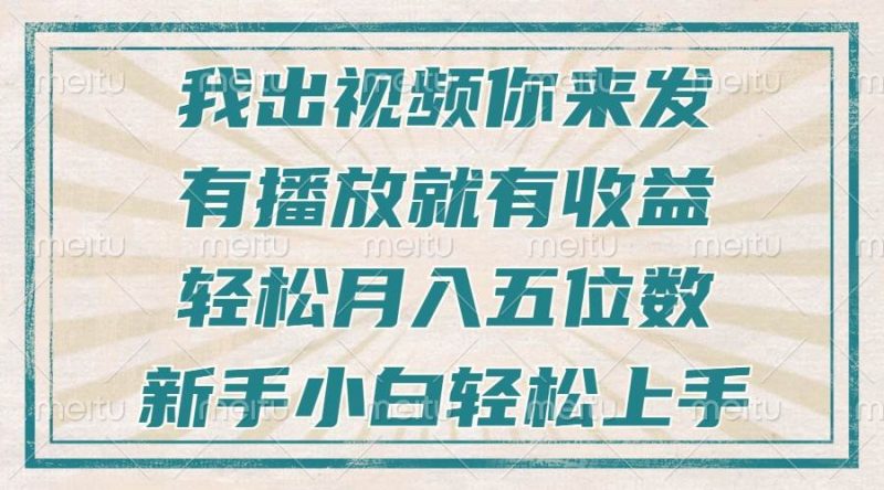 (13667期)不剪辑不直播不露脸,有播放就有收益,轻松月入五位数,新手小白轻松上手 - 严选资源大全 - 严选资源大全