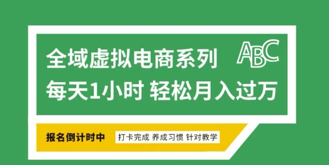 全域虚拟电商变现系列，通过平台出售虚拟电商产品从而获利 - 严选资源大全 - 严选资源大全