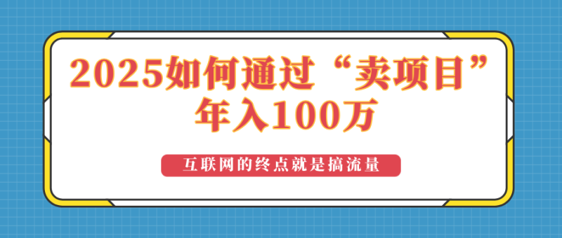 2025年如何通过“卖项目”实现100万收益:最具潜力的盈利模式解析 - 严选资源大全 - 严选资源大全