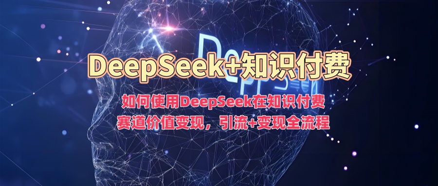 如何使用DeepSeek在知识付费赛道价值变现，引流+变现全流程 - 严选资源大全 - 严选资源大全