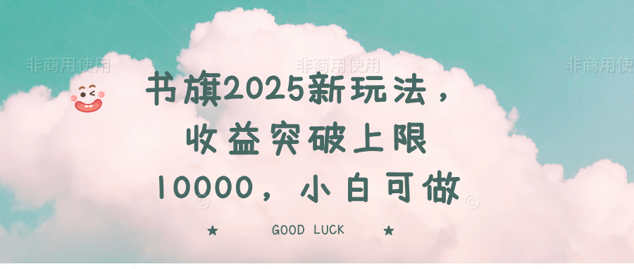 书旗2025新玩法，收益突破上限10000，小白可做 - 严选资源大全 - 严选资源大全