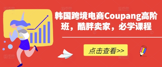 韩国跨境电商Coupang高阶班，酷胖卖家，必学课程 - 严选资源大全 - 严选资源大全
