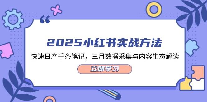 2025小红书实战方法，快速日产千条笔记，三月数据采集与内容生态解读 - 严选资源大全 - 严选资源大全