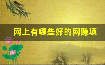 网上有哪些好的网赚项目(有啥好的网上赚钱平台) - 严选资源大全 - 严选资源大全