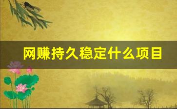 网赚持久稳定什么项目好(稳定的网络赚钱) - 严选资源大全 - 严选资源大全