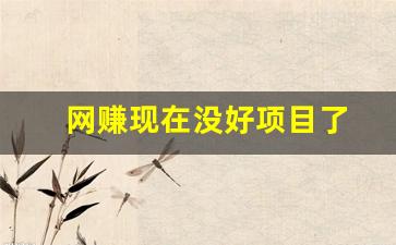 网赚现在没好项目了 - 严选资源大全 - 严选资源大全