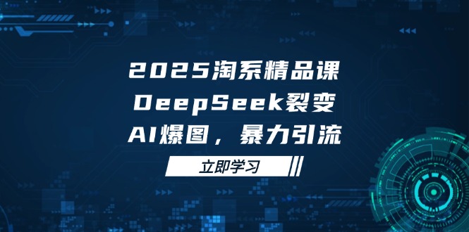 2025 淘系精品课，DeepSeek 裂变，AI 爆图，暴力引流 - 严选资源大全 - 严选资源大全