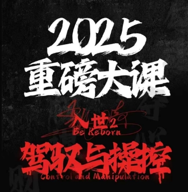 2025重磅大课，入世2，驾驭与控制 - 严选资源大全 - 严选资源大全