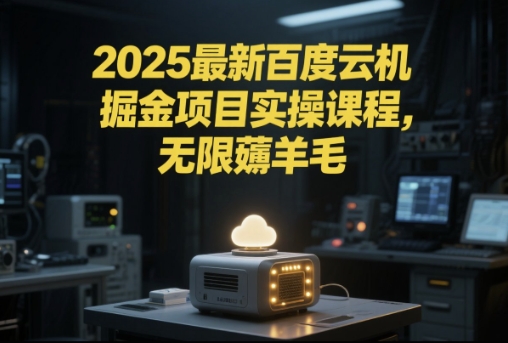 2025最新百度云机掘金项目实操课程单窗口保底5-10元月收益单窗口150+【揭秘】 - 严选资源大全 - 严选资源大全