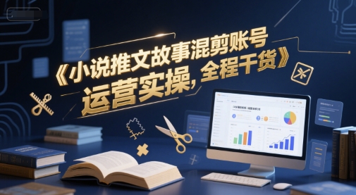 小说推文故事混剪账号运营实操，全程干货 - 严选资源大全 - 严选资源大全