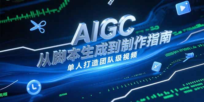 AIGC视频制作指南，从脚本生成到剪辑全流程，单人打造团队级视频 - 严选资源大全 - 严选资源大全