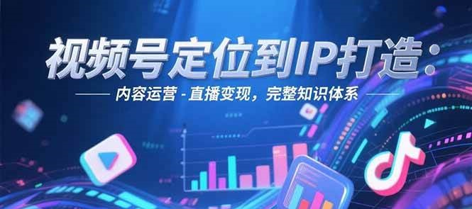 视频号定位到IP打造：账号搭建-内容运营-直播变现，完整知识体系 - 严选资源大全 - 严选资源大全