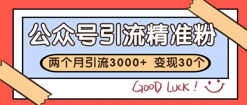 公众号私域获客，软文引流个人IP打造日引30+，快速沉淀起自己的私域流量池 - 严选资源大全 - 严选资源大全