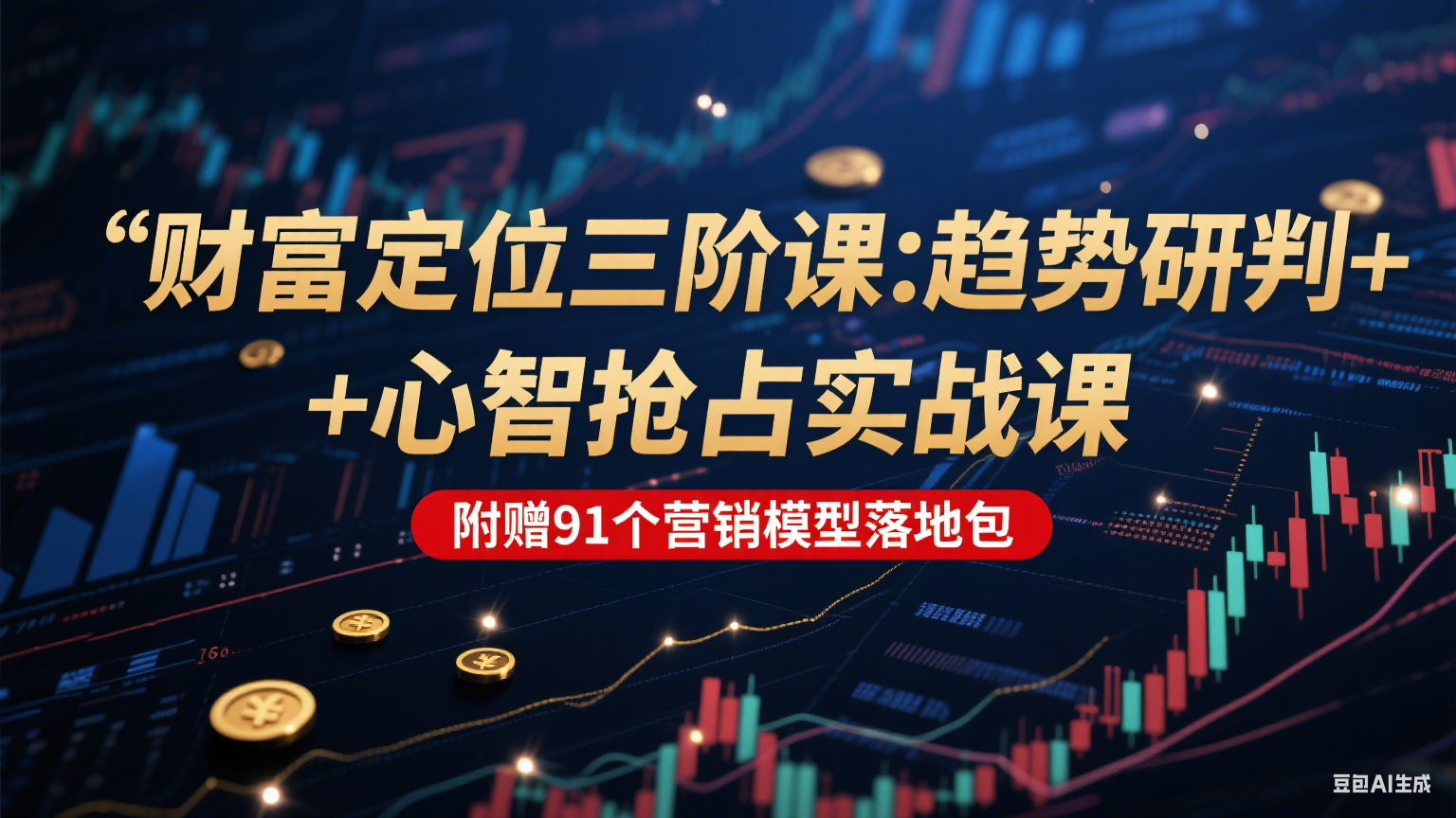 财富定位三阶：趋势研判 + 心智抢占实战课，附赠91个营销模型落地包 - 严选资源大全 - 严选资源大全
