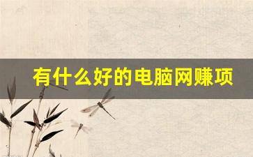 有什么好的电脑网赚项目(电脑网上赚钱项目) - 严选资源大全 - 严选资源大全