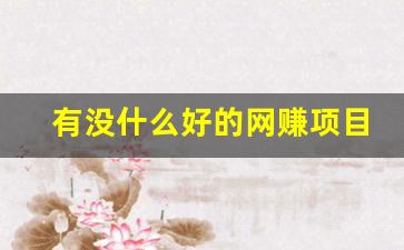有没什么好的网赚项目(有什么网络赚钱项目) - 严选资源大全 - 严选资源大全