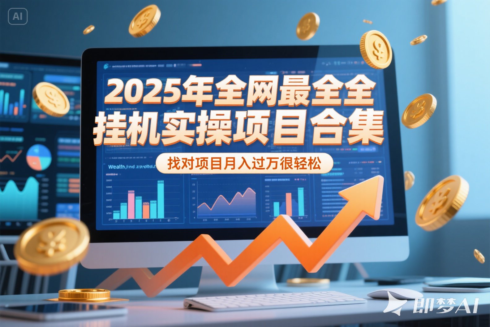 2025年挂机实操项目实操演练，挂机类型，AI直播类型，轻资产创业类型… - 严选资源大全 - 严选资源大全