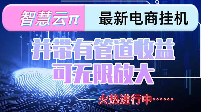 智慧云π电脑挂机单机每天收益300—500+ 并带有团队管道收益 可无限放大 - 严选资源大全 - 严选资源大全