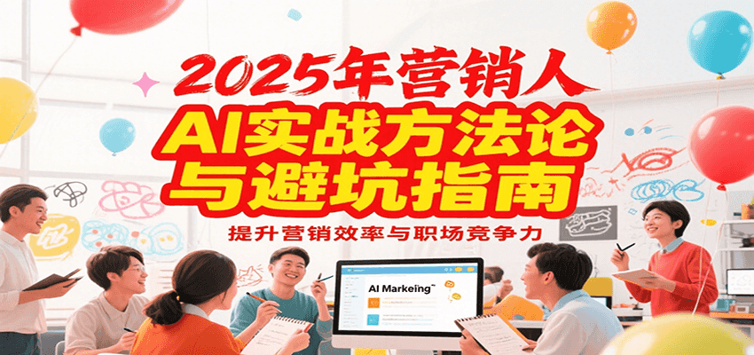 2025年营销实战方法论与避坑指南，利用AI提升营销效率与职场竞争力 - 严选资源大全 - 严选资源大全