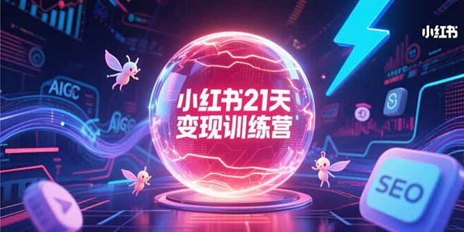 小红书21天变现训练营，AIGC工具高效应用，SEO优化核心技巧 - 严选资源大全 - 严选资源大全