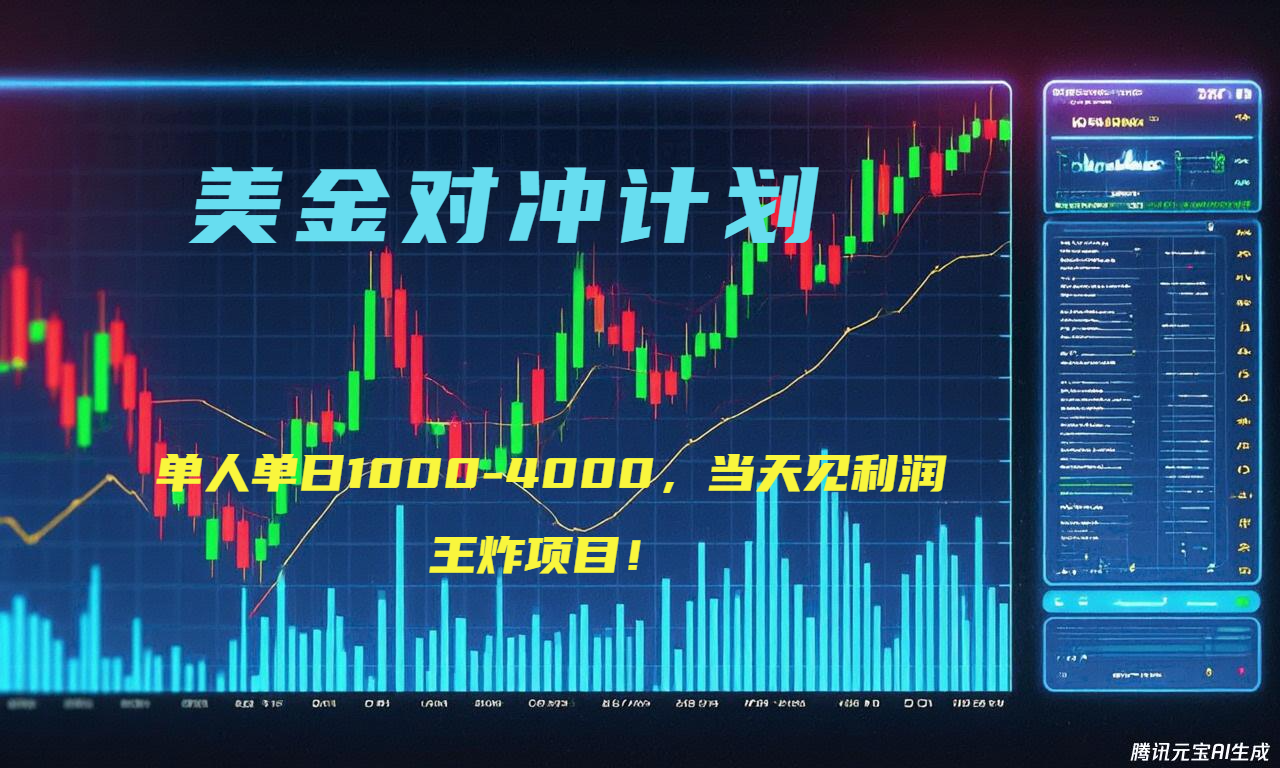 2025年最暴力项目“美金先登计划”最新最强对冲战法，每日实际收益1K-4K - 严选资源大全 - 严选资源大全