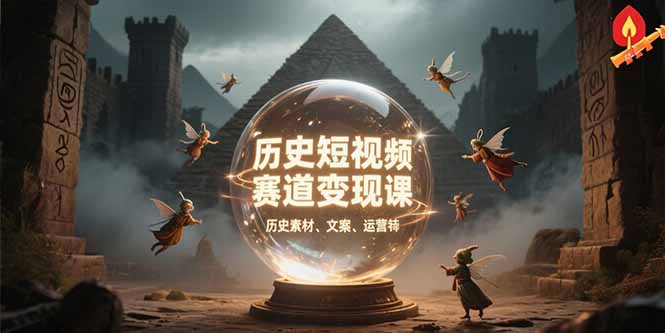 历史短视频赛道变现课，百集素材库应用，文案剪辑技巧，账号运营全案 - 严选资源大全 - 严选资源大全